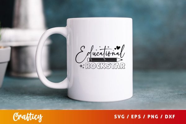 Educational rockstar Svg Design Fashion - Image 2